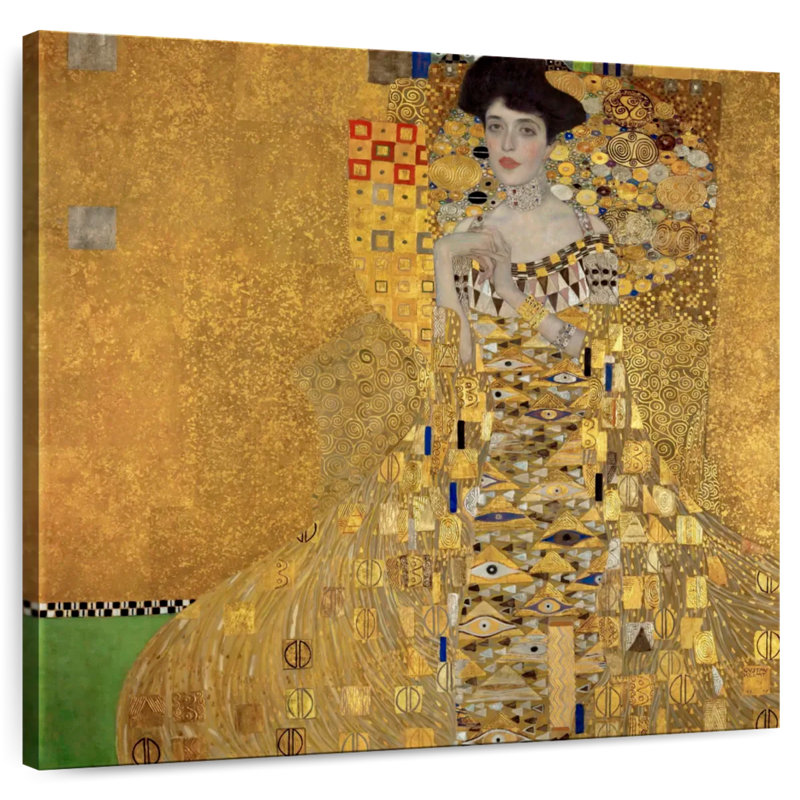Leisha Adele Bloch-Bauer I 1907, H 10 po x l 10 po