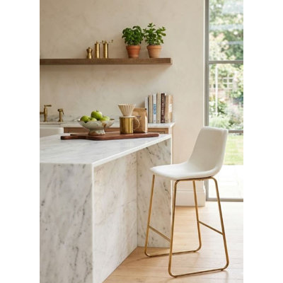 Astros Faux Leather Stool