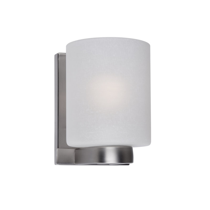 Abarca Flush Mounted Sconce, Brushed Nickel