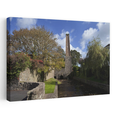 19th Century Whiskey Distillery Chimney Clashmore County Waterford Ireland 1 Piece Wrapped Canvas Wall Art