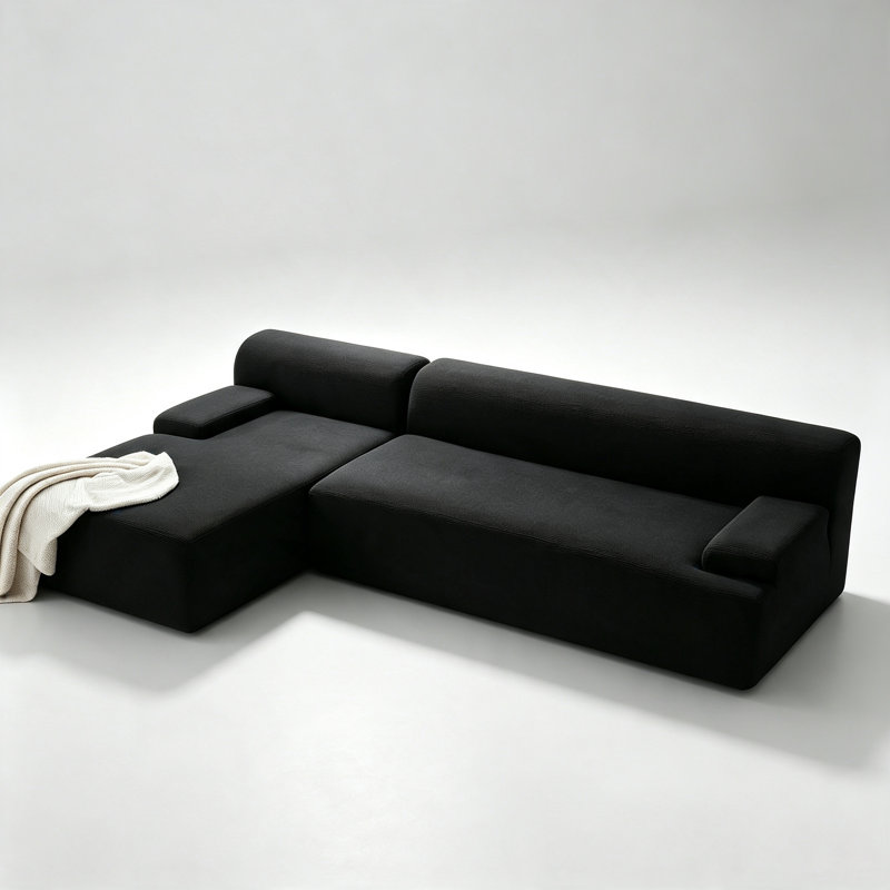 Reception Sofa, Black