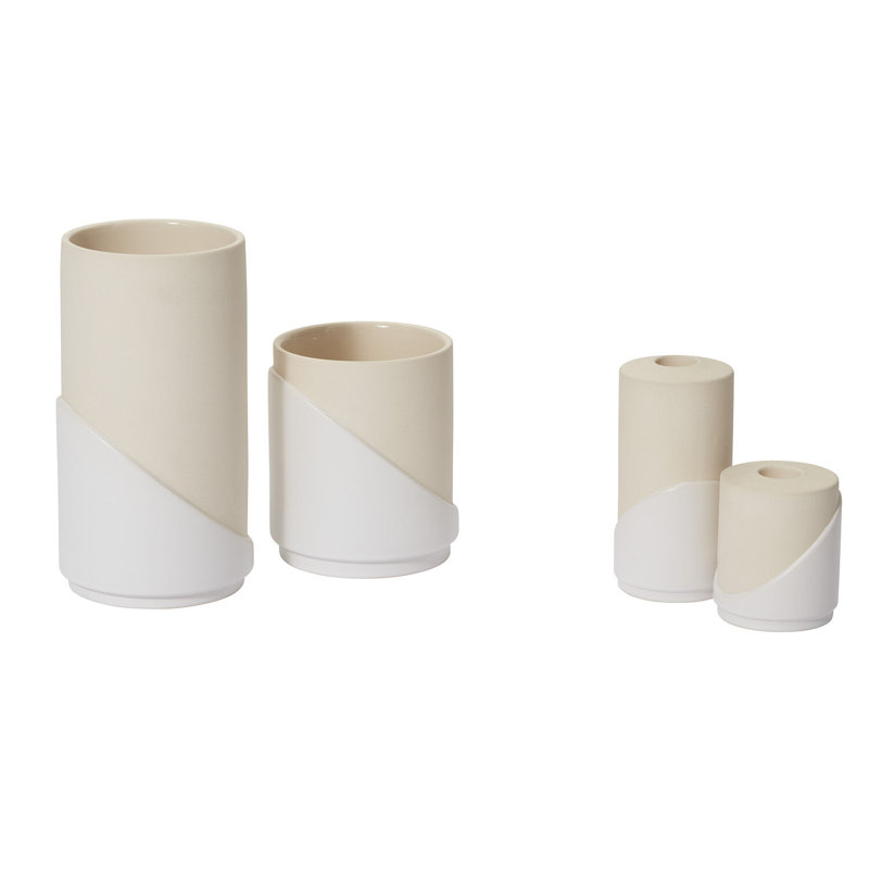 Lenne Candleholder, 5" H x 2.5" W x 2.5" D