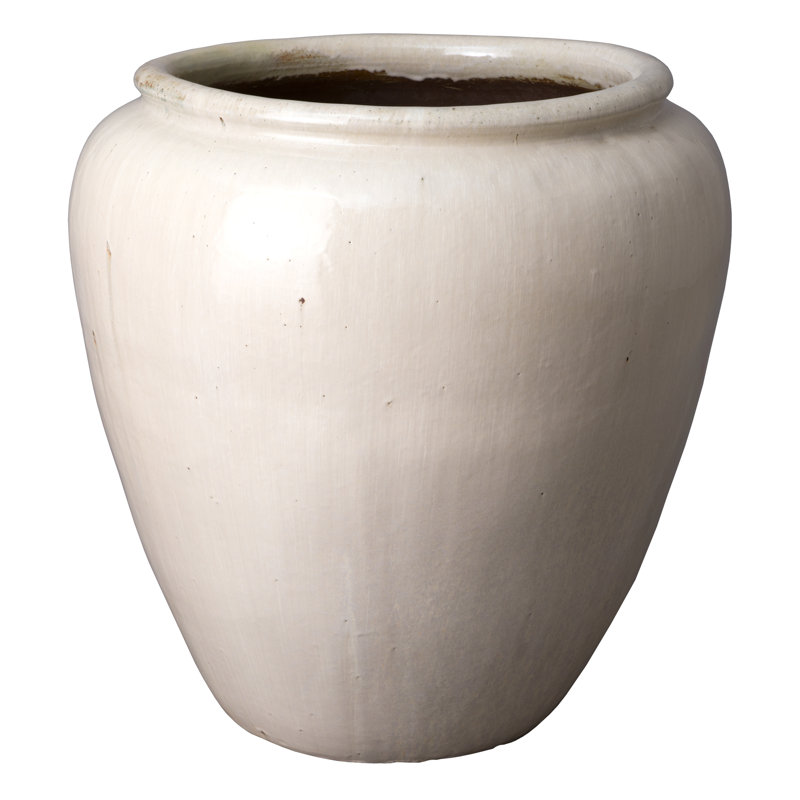 Engel Handmade Ceramic Planter, 29" H x 34.5" W x 34.5" D