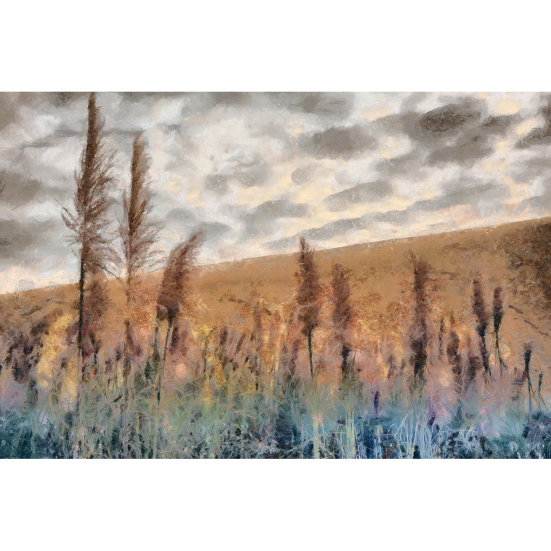 Wheat Stalks 1 Piece Wrapped Canvas Painting, 61cm H x 91cm W x 3.8cm D