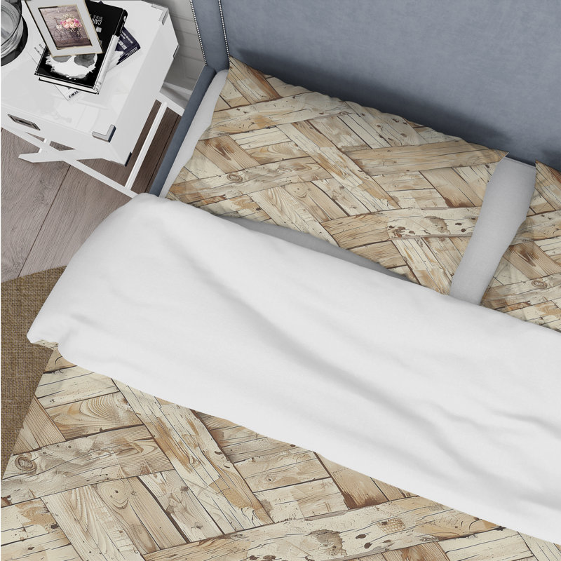 Ensemble de housse de couette Country, Housse de couette simple + 2 taies décoratives st