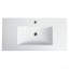 Lavabo de 36 po en céramique pour meuble-lavabo, lavabo supérieur seulement