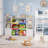 Kids Manufactured Wood Toy Storage Organizer W/8 Removable Toy Bins-1599942453