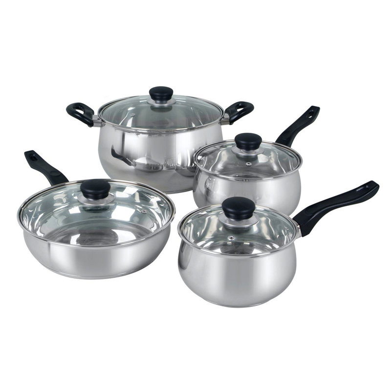 Oster Rametto 8 Piece Stainless Steel Cookware Set