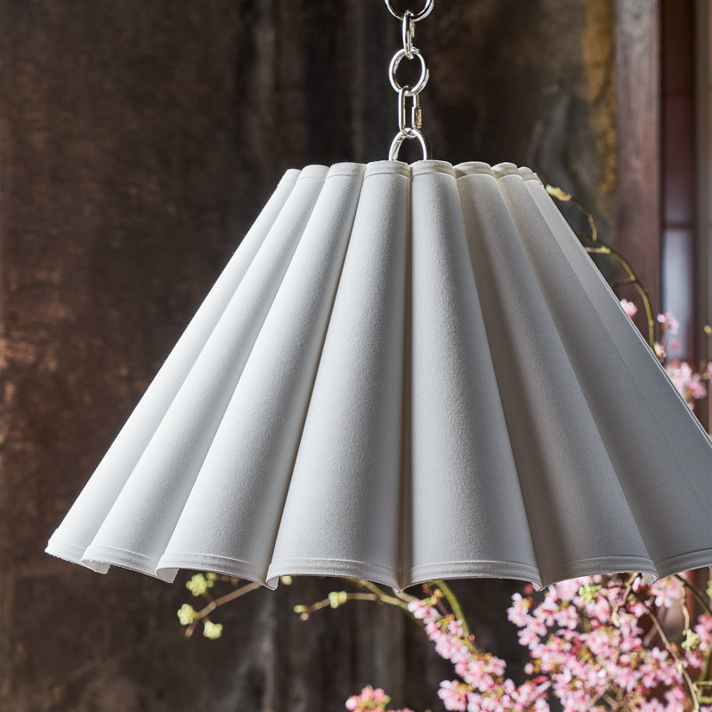 Allison Pendant Large (Natural Brass), Polished Nickel
