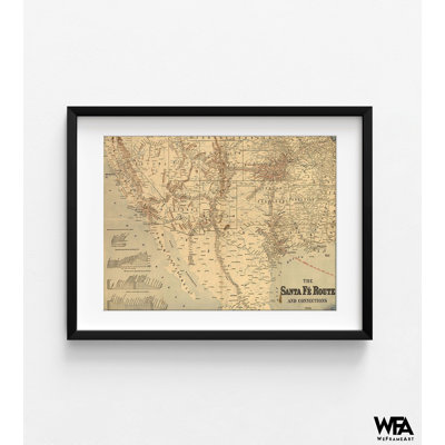 Antique Map Of Jerusalem, Biblical Regions Art, Christian Home Decor, Holy Land Art Print, Green Map Art, Antique Poster Print