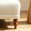 Chaise longue à accoudoirs roulés