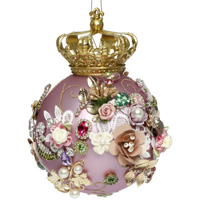 Crown Jewels Ornament, Purple - 7 Inches