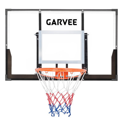 Cerceau de basketball intérieur et extérieur 44 "avec panneau incassable