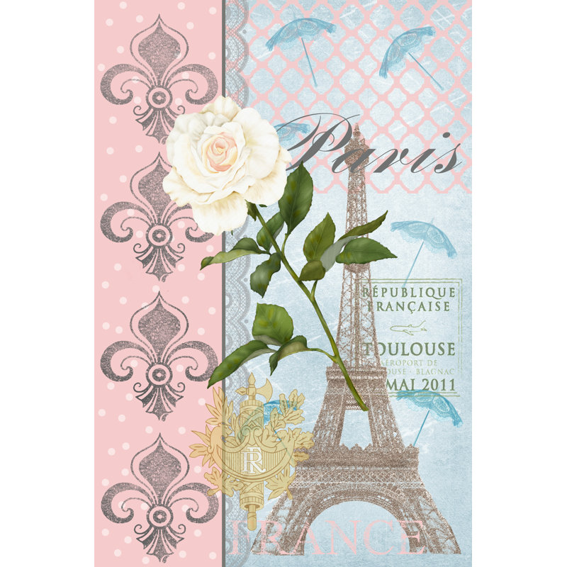 La Vie En Rose II by Jade Reynolds - Wrapped Canvas Print, 46cm H x 30cm W x 3.8cm D