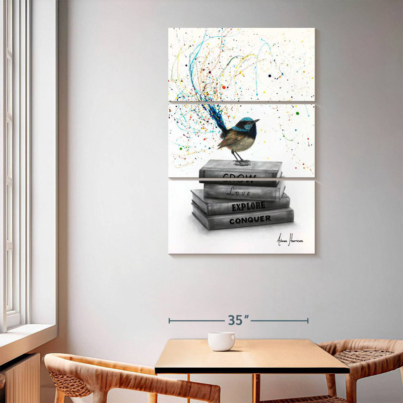 Brampt Building Books, 65" H x 42" W