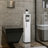 Modern Bathroom Cabinet, White, 5.9 x 25.6 x 4.7 inches | 100% Melamine Coated Particle Board, Thickness: 0.7 inches | Wall-Mountable Design with Multiple Shelves | Stylish & Functional Storage Solution for Any Bathroom-2063329915