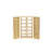 Ensemble de rangement pour garde-manger en bois