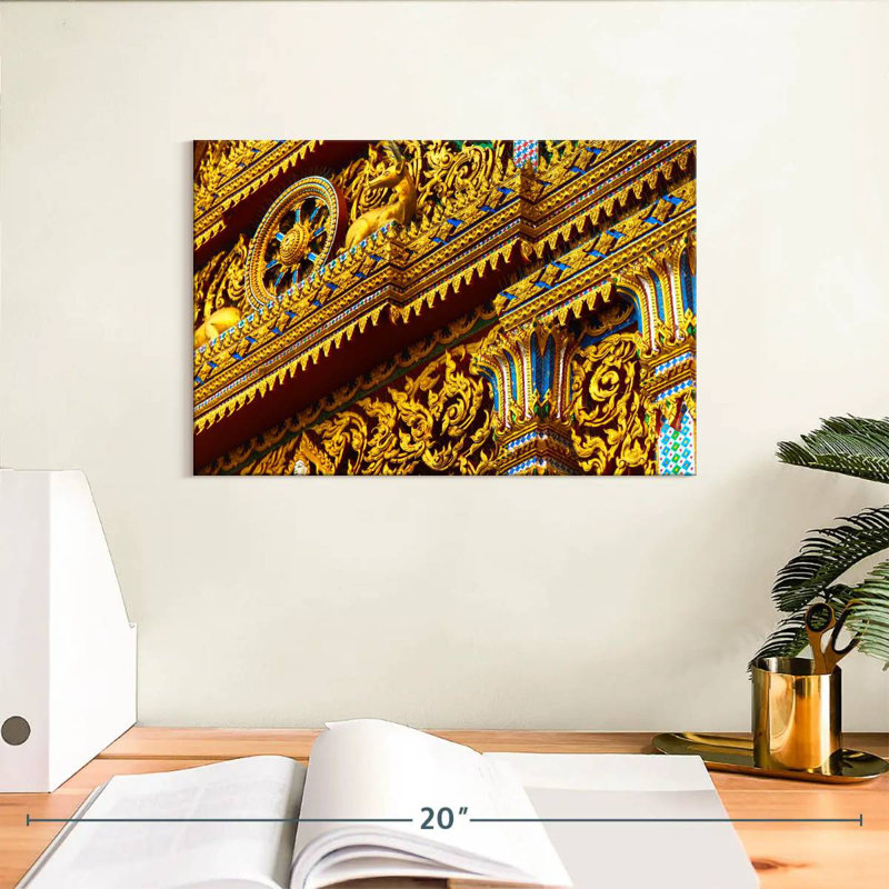 Ornate Thai Temple, 8" H x 12" W