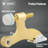 MUNEK Adjustable Hinge Pin Door Stop, Polished Brass Finish with White Rubber Tip, 3-Pack