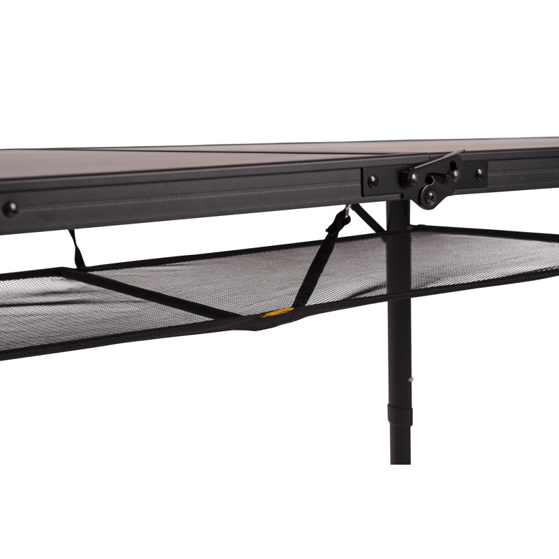Tuart Oval Wood Metal Outdoor Camping Table , cm W cm D, 70cm H x 120cm W x 80cm D