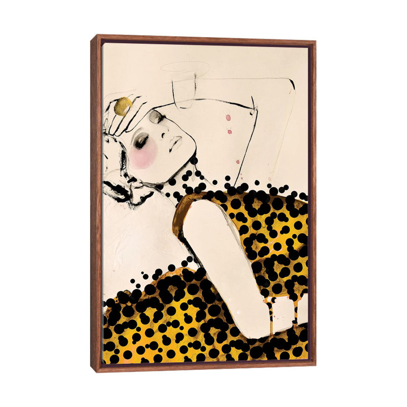 Current 1 Piece Wall Art on Canvas, 101.6 cm H x 66.04 cm W, Classic Brown Wood Framed Canvas