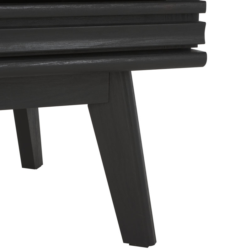 Daima 62.4" W Storage TV Stand, Black