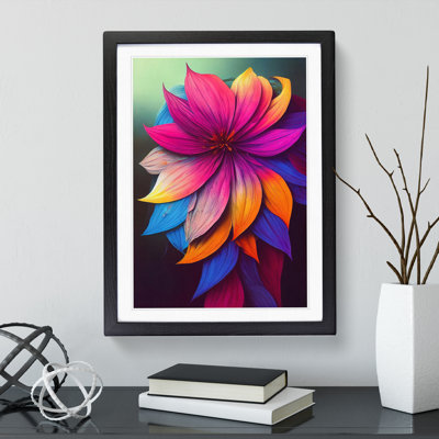 Brilliant Flower - Single Picture Frame Painting