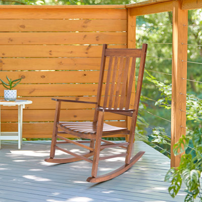 Outdoor Emjay Rocking Solid Wood Chair
