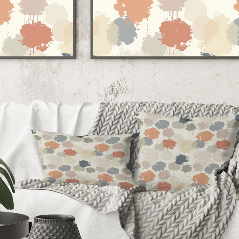 Coussin rose Boho Circles I - Boho