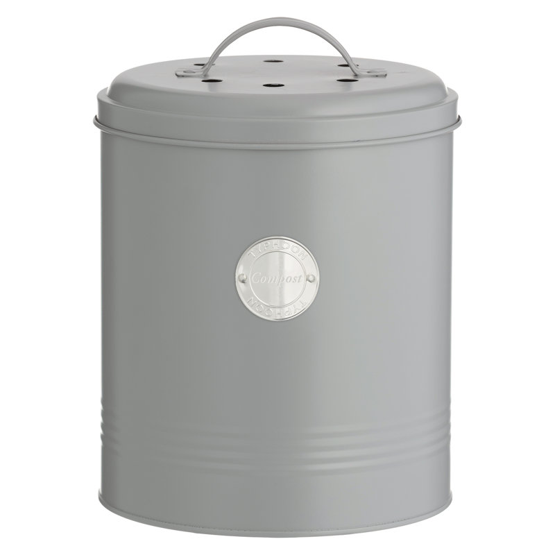 Living Compost Caddy, Gray