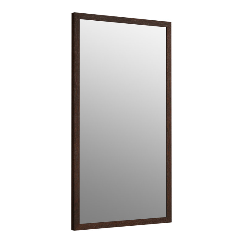 Jacquard Bathroom/Vanity Mirror, Woolen Oak