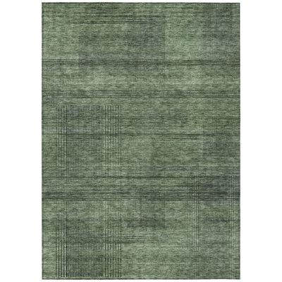 Tapis intérieur lavable rayé gris 9 pi x 12 pi