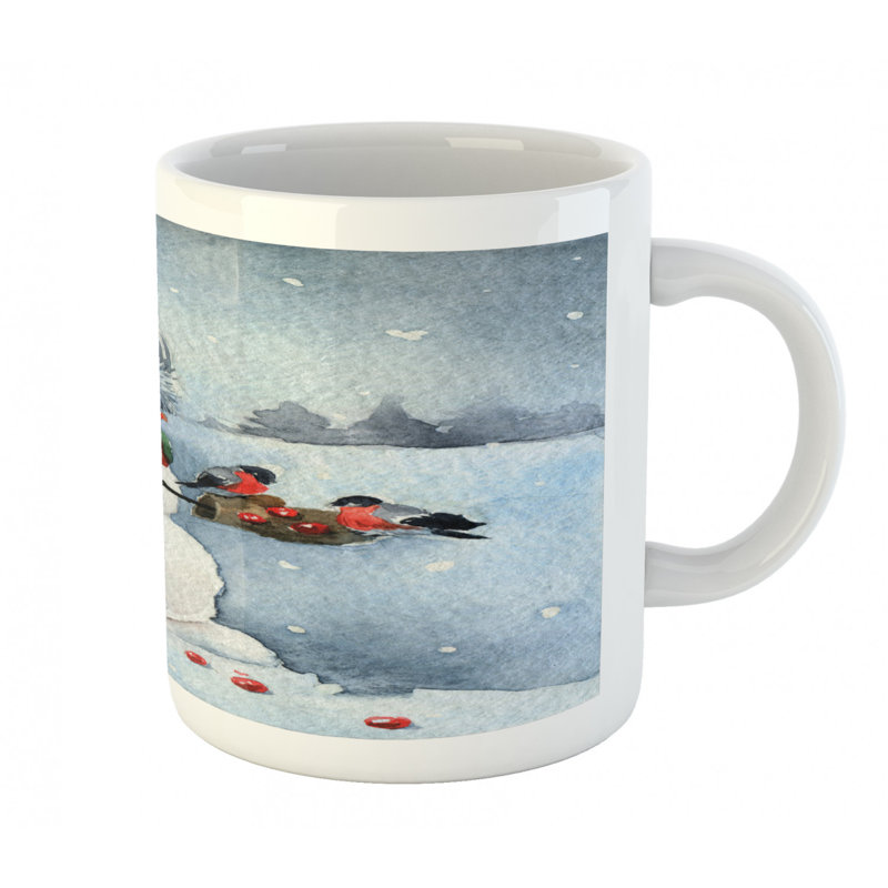 Grande tasse à café bonhomme de neige