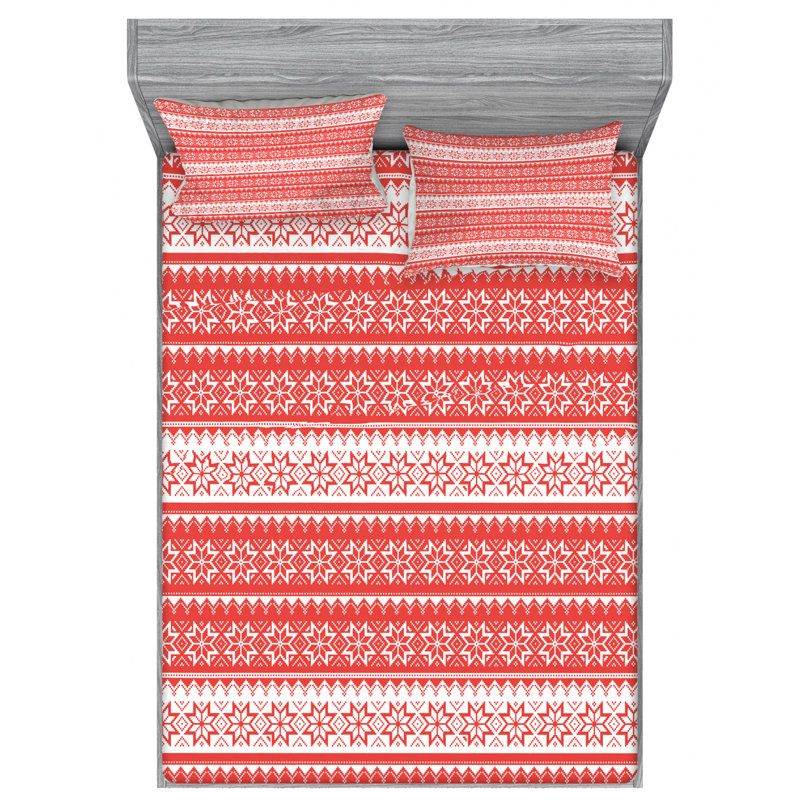 Microfiber Sheet Set, Queen Sheet Set + Fitted Sheet + 2 Pillowcases