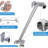10" Stainless Steel Rainfall Shower Head With Air Injection - Finish Steel, Convenient Use-127368459