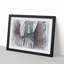 George Washington Bridge in Abstract - Framed Print-55726875-55726881