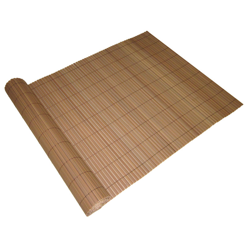 Dania Plastic Yard/Privacy Fence, Brown, 90 x 500cm