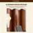 Mid-Century Brown Solid Wood Room Divider Screen