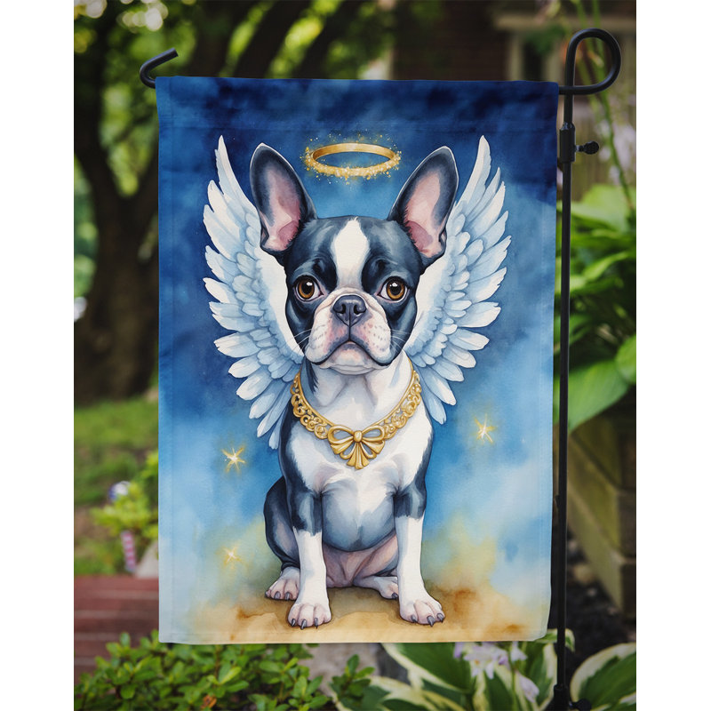 Boston Terrier, mon ange, drapeau de jardin