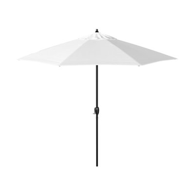 9-Foot Aluminum Patio Market Umbrella With Crank Lift And Tilt In Pacifica