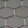 Sage 3" x 3" Hexagon Porcelain Matte Mosaic Tile