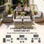 Rattan Sofa Set