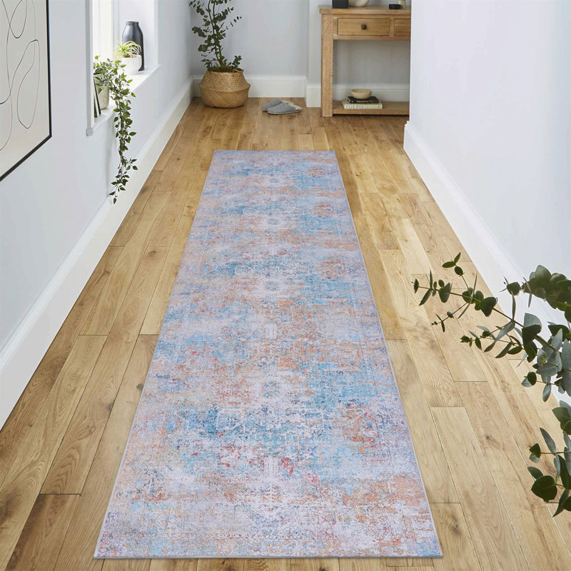 Area Rugs Living Room, Washable Rug, Low-Pile, Non-Slip, Non-Shedding, Foldable, Kid & Pet Friendly - Area Rugs For Living Room, Bedroom, Kitchen  -  (