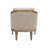 Classic Solid Wood Accent Chair with Durable Polyester Upholstery and Elegant Design for Comfortable Seating
