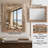 Cima Manufactured Wood, Glass Wall Mirror-1401620734