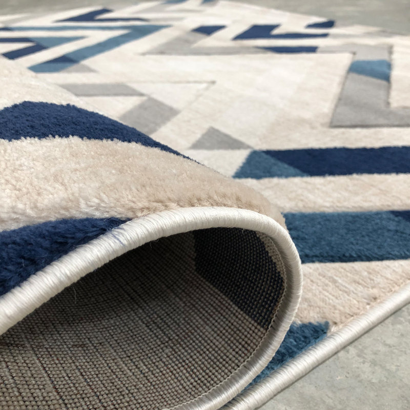 Ekon Chevron Area Rug, Runner 80 x 400cm