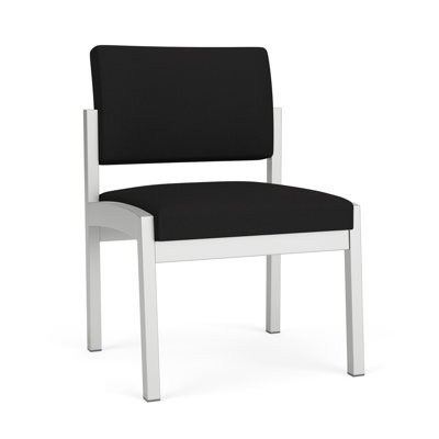Lenox Steel Waiting Reception Armless Guest Chair Metal Frame