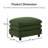 Vitoria Curved Ottoman Teddy Fabric-68725858