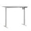 Bureau assis / debout, finition blanche-203340319