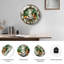 Horloge murale en verre 16 po